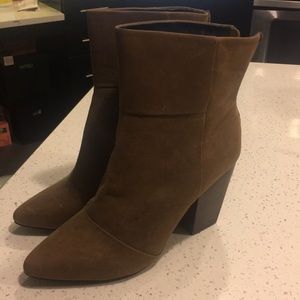 NEW Anthro Kelsi Dagger Brown Suede Boots